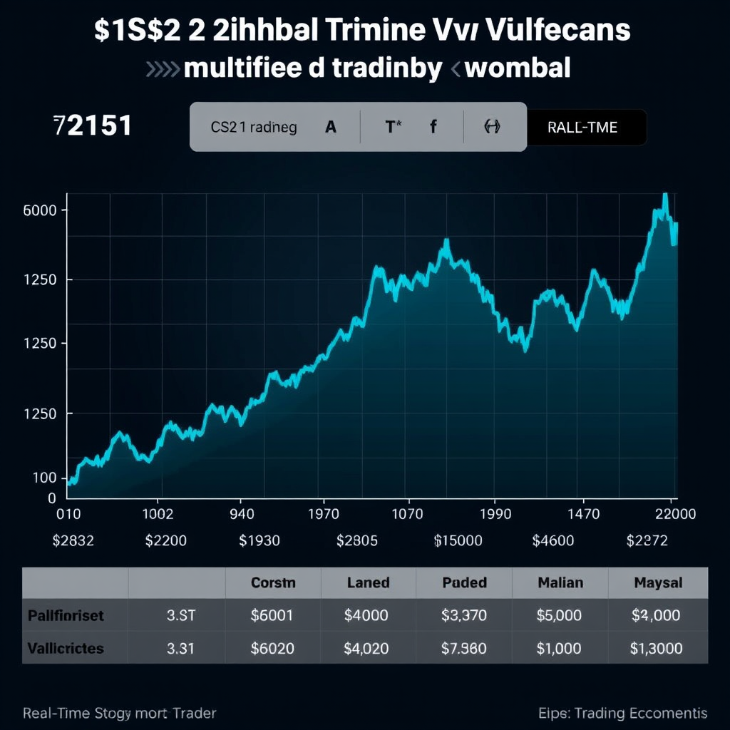 Real-time trading volume chart showing massive spike in CS2 skin transactions across multiple platforms