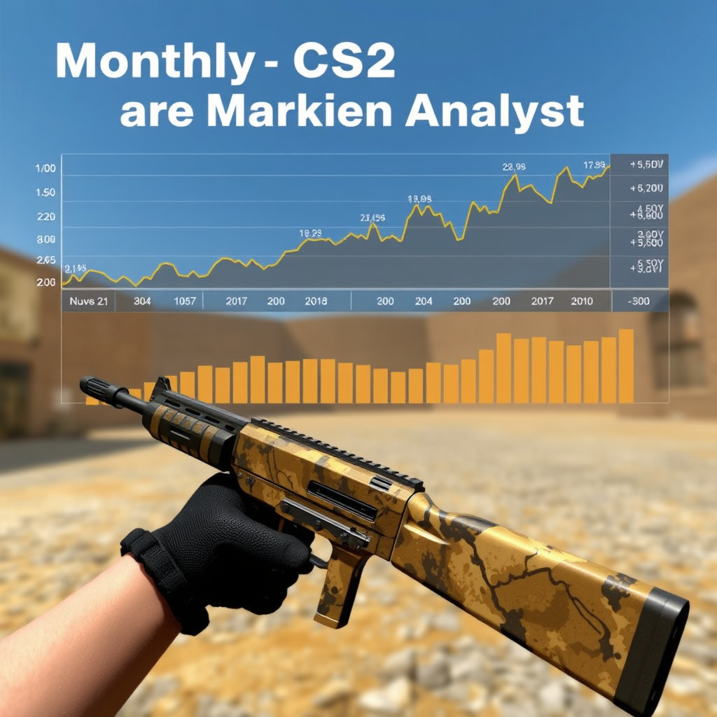Monthly CS2 skin market analysis report showing comprehensive trend data and investment recommendations for Counter-Strike 2 trading